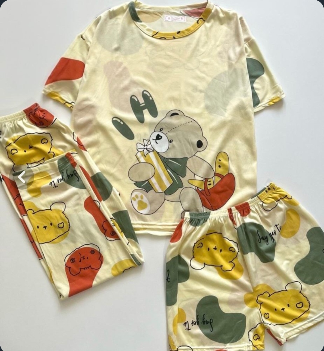 ست تیشرت شلوار شرتک