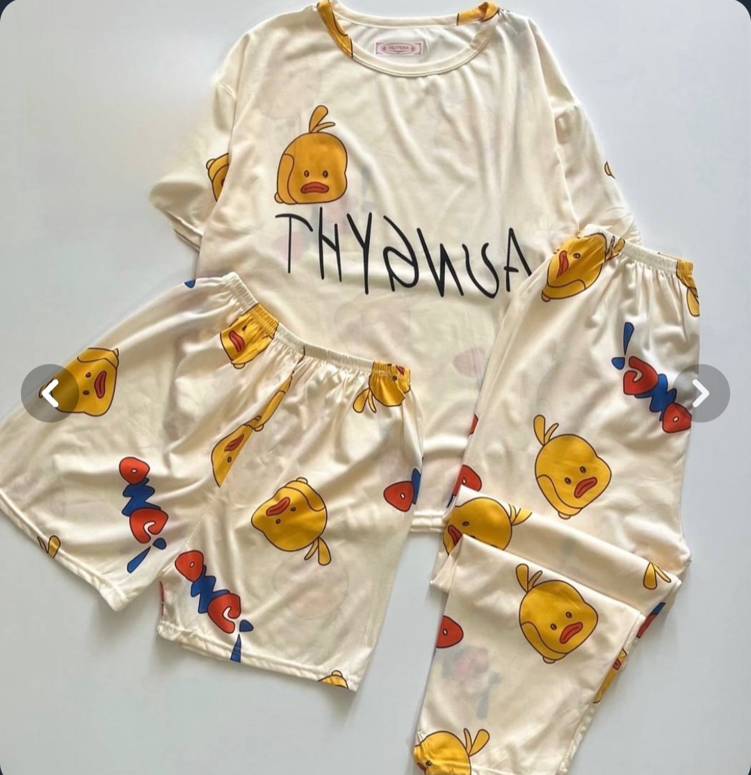 ست تیشرت شلوار شرتک زنانه