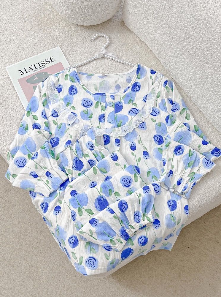 ست بلوز شلوار کاپدار زنانه